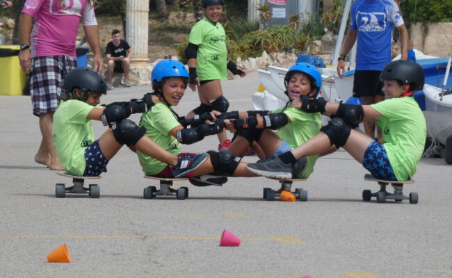 Skate en grupo